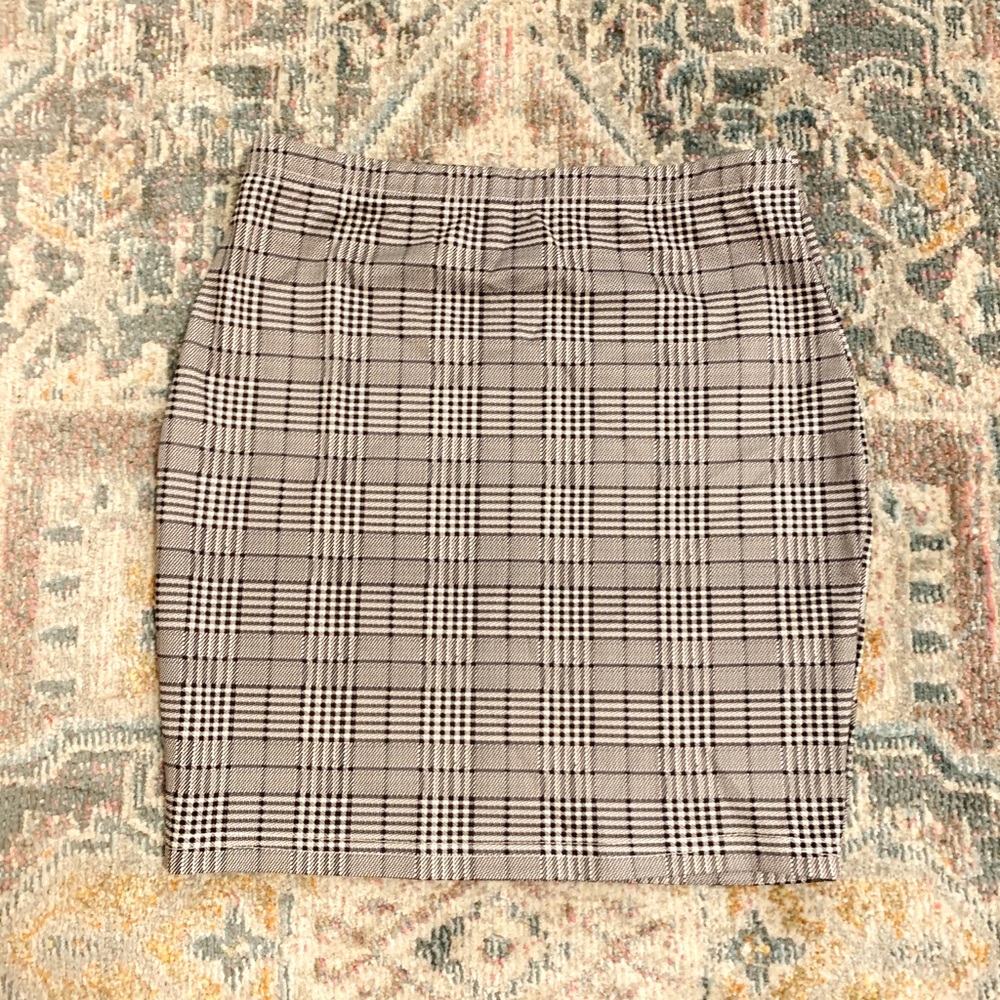 Plaid skirt